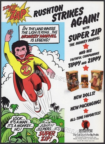 Zip the monkey - zip,